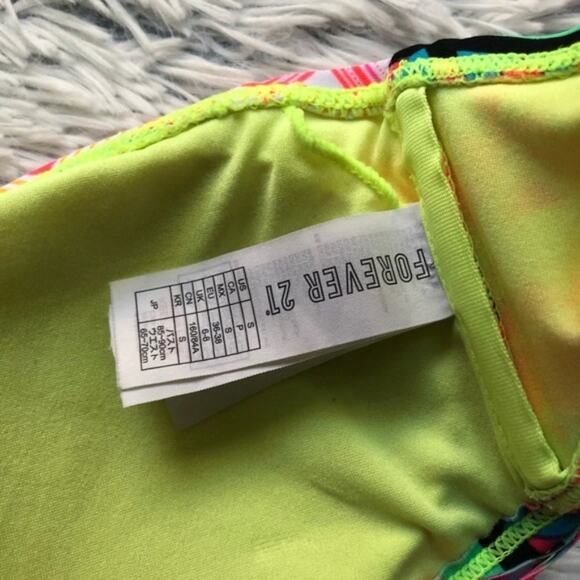 Forever 21 Neon Boho Bikini Swim Top - Picture 6 of 8